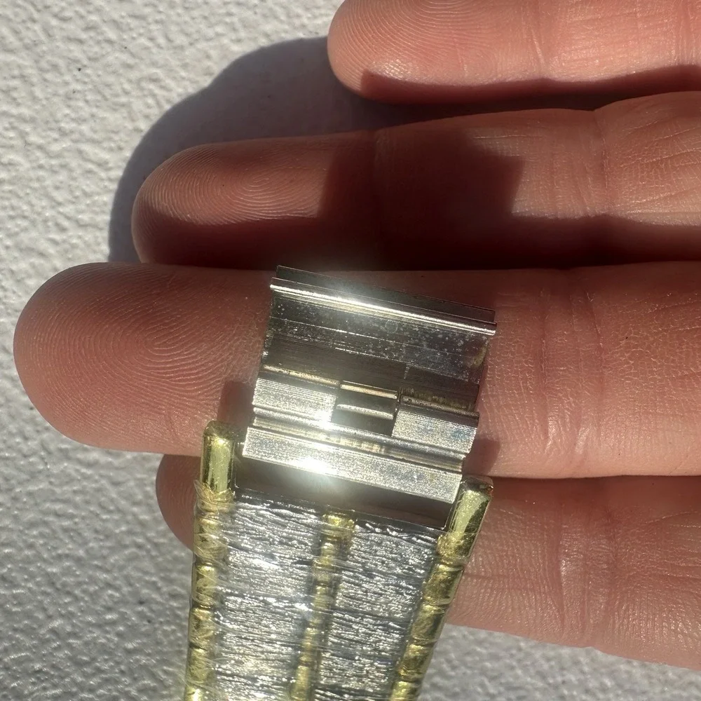 Jean Marc Japan Movt Wrist‎ Watch Black Face Quartz Numbers Shiny Needs Battery